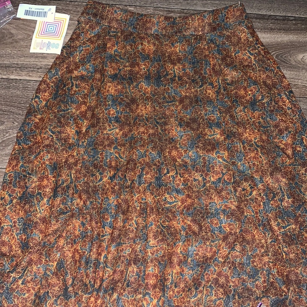 Long flowy, flower pattern skirt